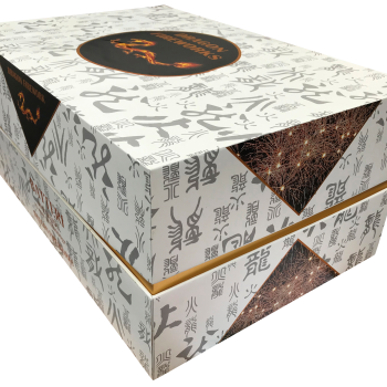 Compound batteri 100 skud i vifte.