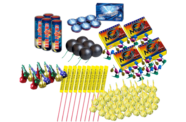 Den store Bandit, Sortiment m. 135 juniorartikler 
