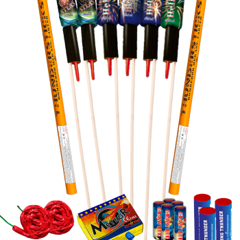 Familieposen, incl. Raketter 