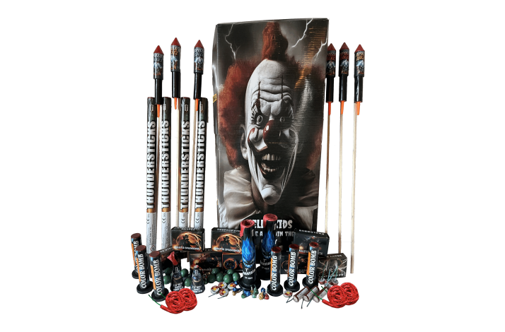 Den store Knallert. Meget stort sortiment til hele familien.