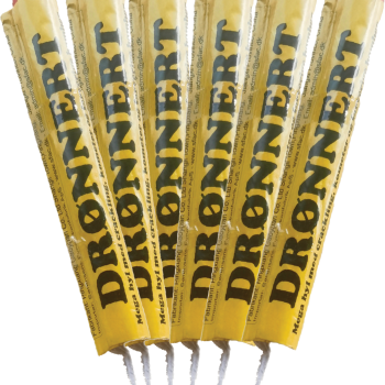 Dr�nnert - Fort�ne raketter. Cracklingkometer med  ass.bomber. 6 stk.