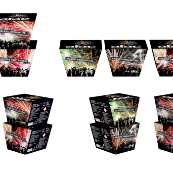 Vinkel Batteri 25 Skud