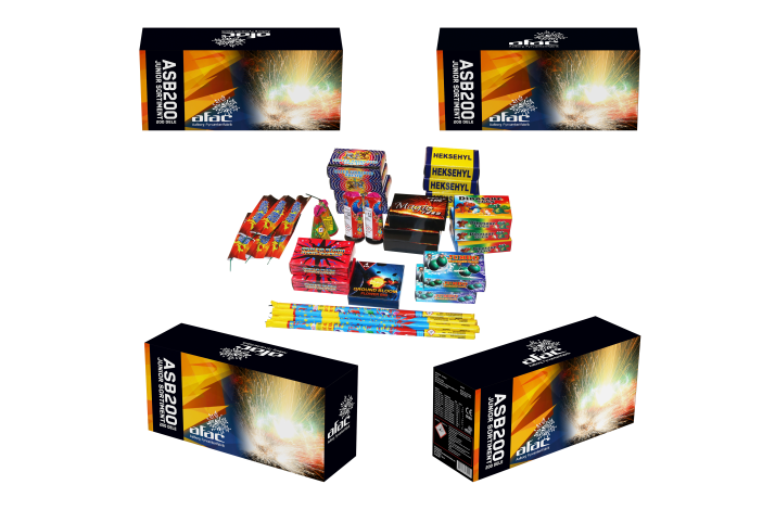 Junior Sortiment 200 dele