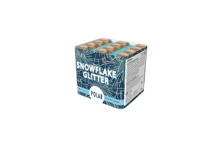 Snowflake Glitter Cake