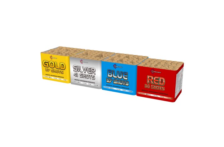 Gold Silver Red Blue Streetbox