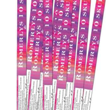 Romerlys 10 skud. Ass farvede kugler. 12 stk